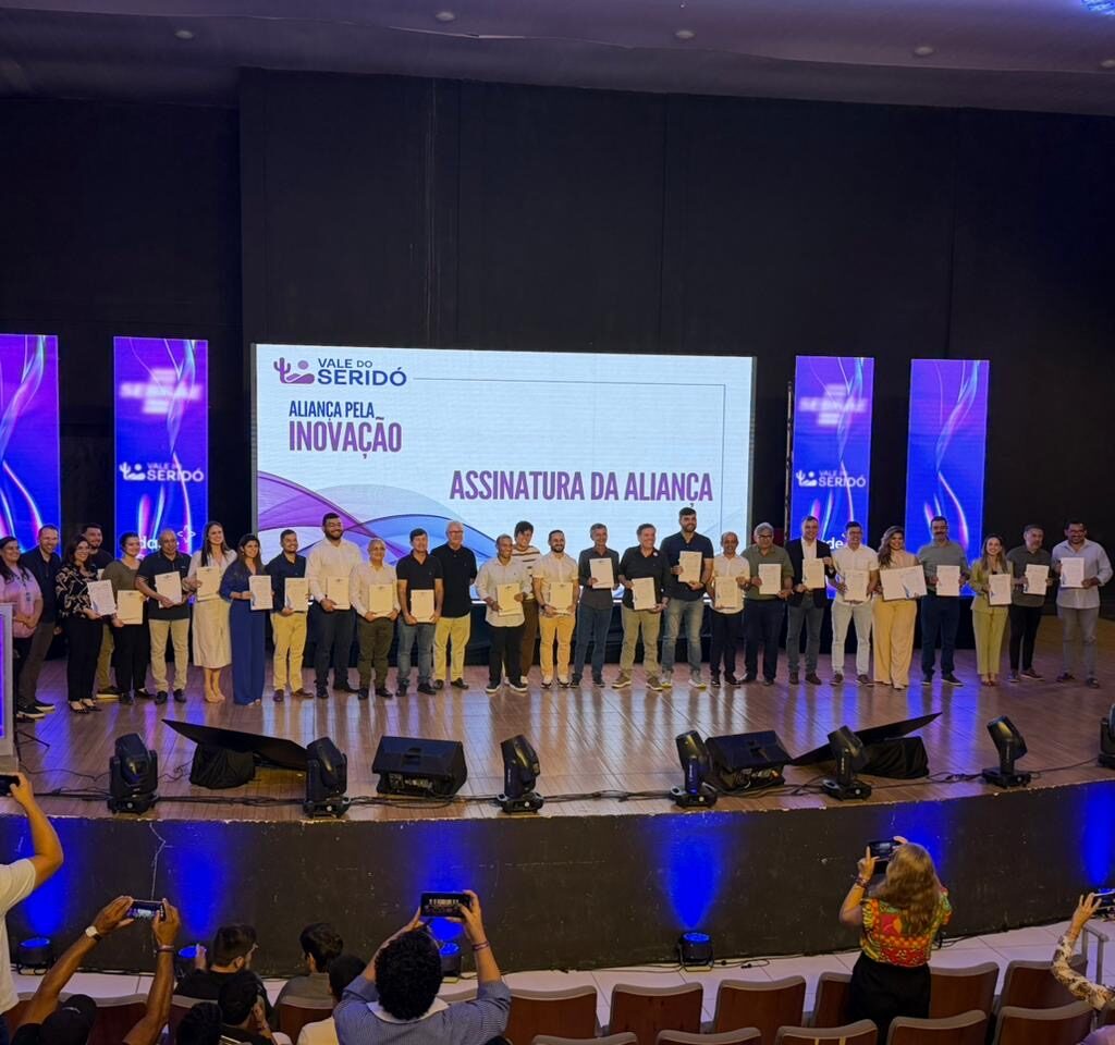 VALE DO SERIDÓ OFICIALIZA PACTO HISTÓRICO PELA INOVAÇÃO EM EVENTO REALIZADO EM CURRAIS NOVOS