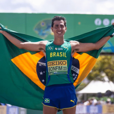 Caio Bonfim conquista bronze nos 10 km do GP de Madri de marcha atlética