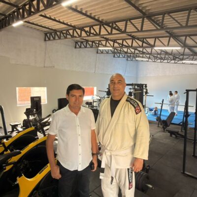 Vereador G Charles visita academia do 13º BPM viabilizada por articulação com o deputado federal Sargento Gonçalves