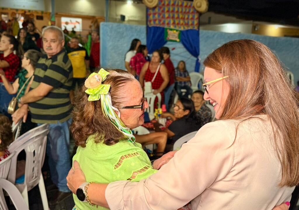 Milena Galvão prestigia São João do CCI em Currais Novos