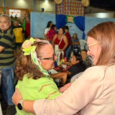 Milena Galvão prestigia São João do CCI em Currais Novos