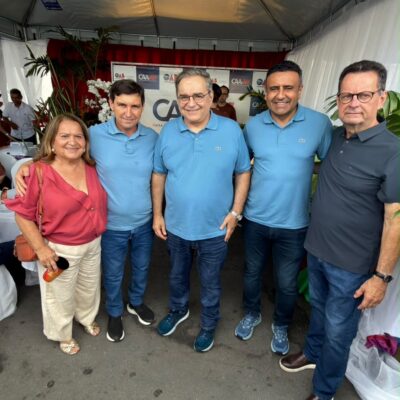 Vereador G Charles acompanha Álvaro Dias e Babá Pereira na Feirinha de Santana