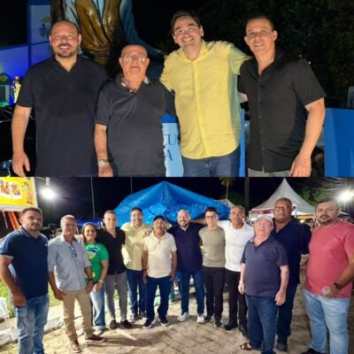 Adjuto Dias participa da Festa dos Mártires de Cunhaú e amplia apoios em Canguaretama com adesão do ex-prefeito Wellinson Ribeiro