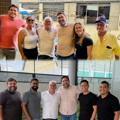 Em agenda na região do Trairi, deputado estadual Adjuto Dias visita Santa Cruz ao lado do vice-prefeito Nielmo