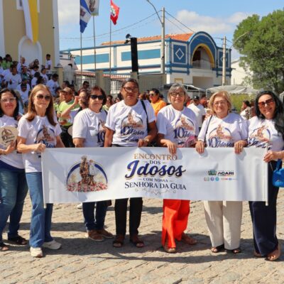10º Encontro dos Idosos com Nossa Senhora da Guia reúne centenas de participantes durante a Festa de Agosto em Acari