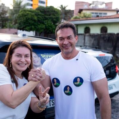 Largada oficial da campanha de Styvenson reúne quase 200 carros adesivados em uma hora e meia