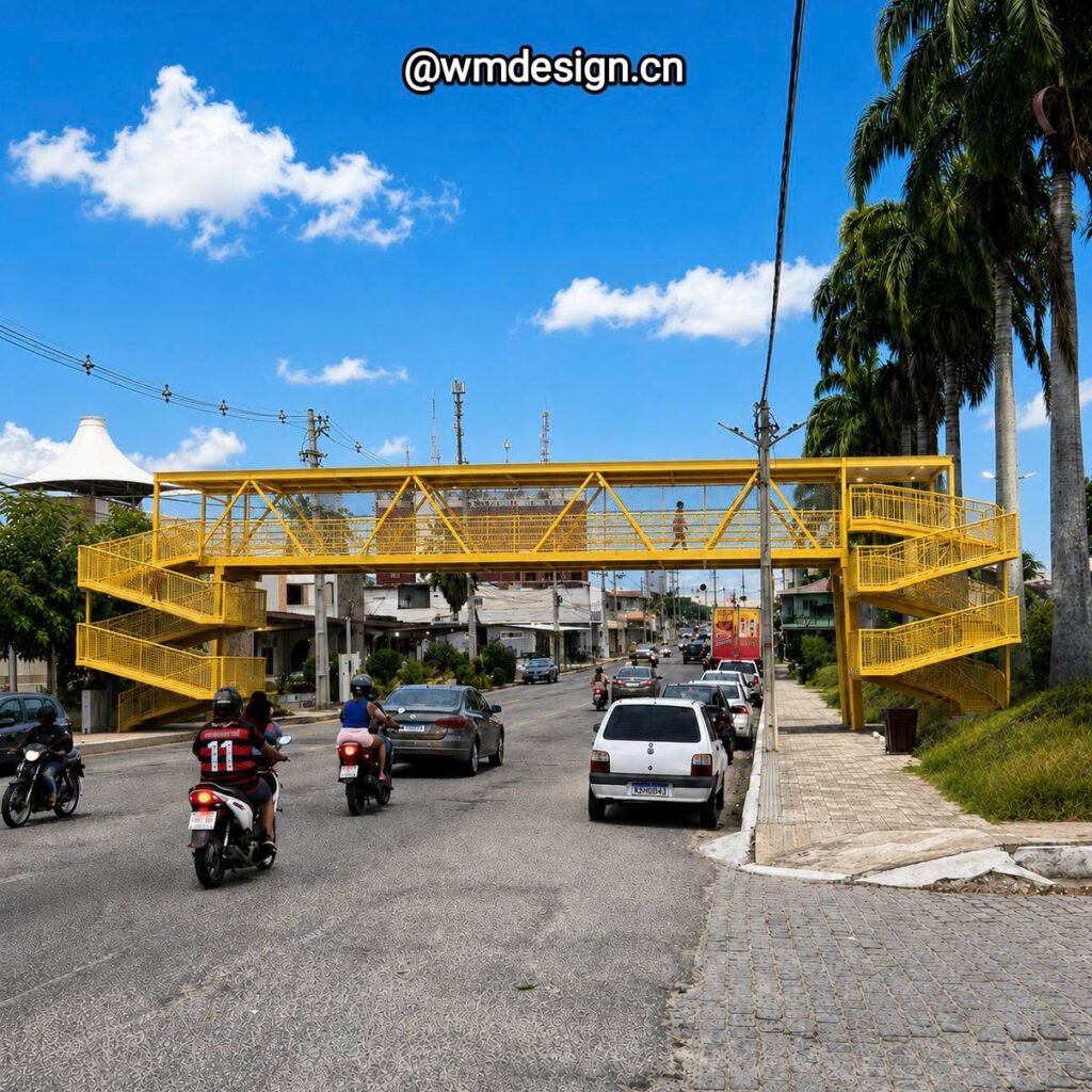 Designer simula passarela na Avenida Teotônio Freire, em Currais Novos