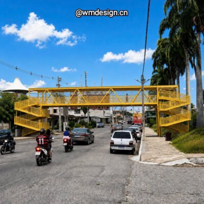 Designer simula passarela na Avenida Teotônio Freire, em Currais Novos