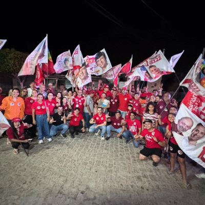 FRANCISCO DO PT PARTICIPA DE MOBILIZAÇÃO POLÍTICA EM CURRAIS NOVOS AO LADO DO PREFEITO LUCAS, VEREADORES E DE ODON JR