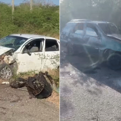 Criança fica gravemente ferida após colisão frontal na RN-118 com motorista preso por embriaguez