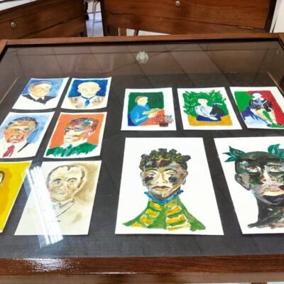 Exposição na UFRN reúne pinturas inspiradas na obra de Câmara Cascudo