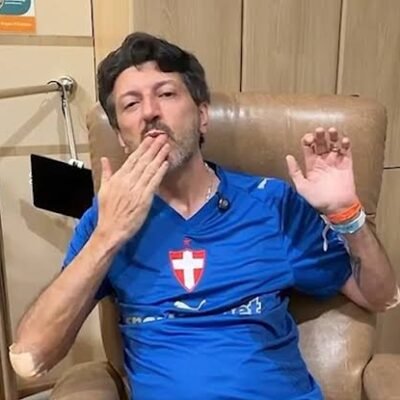 Lito Sousa revela melhora nos movimentos da mão esquerda durante internação