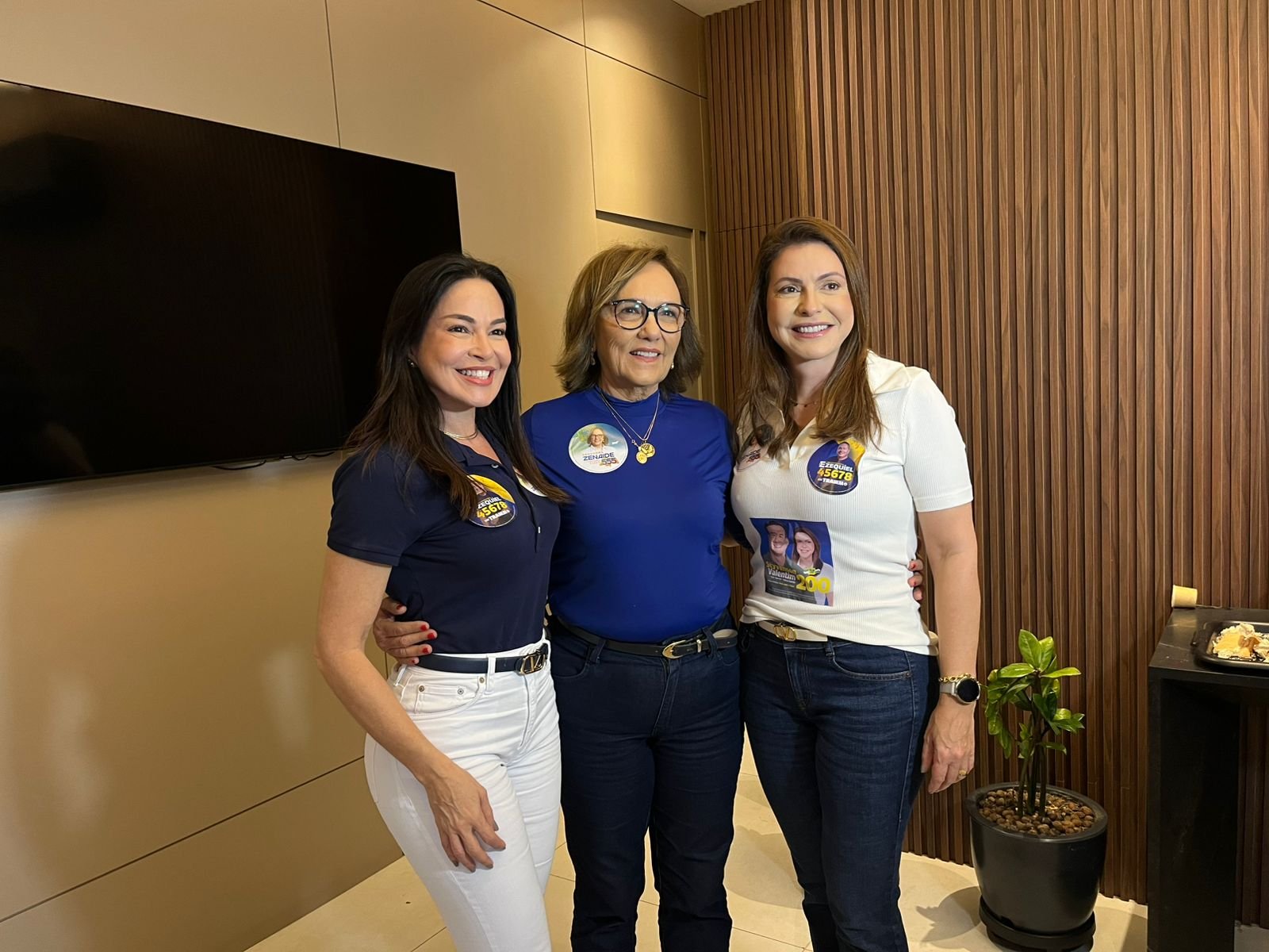 Vice-prefeita Milena Galvão apoia Zenaide Maia e Styvenson Valentim na campanha