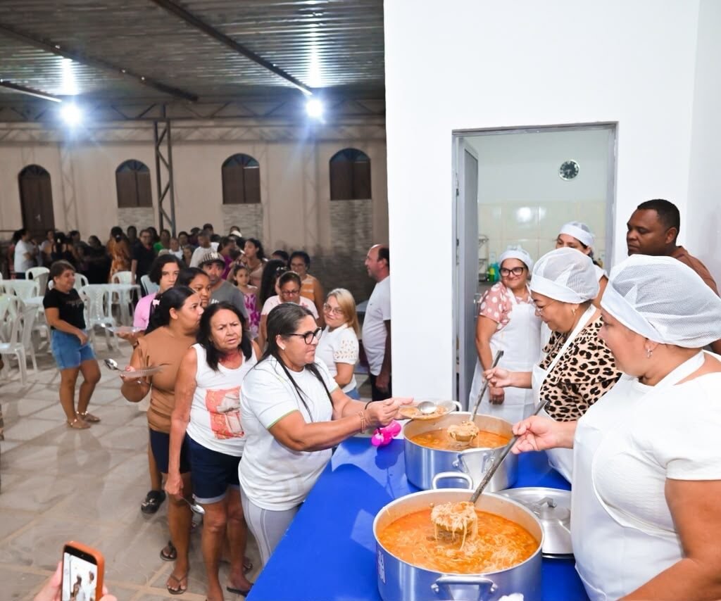 PREFEITURA DE CURRAIS NOVOS INAUGURA NOVA UNIDADE DO PROJETO JANTAR POPULAR NO ALTO DE SANTA RITA