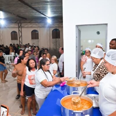 PREFEITURA DE CURRAIS NOVOS INAUGURA NOVA UNIDADE DO PROJETO JANTAR POPULAR NO ALTO DE SANTA RITA