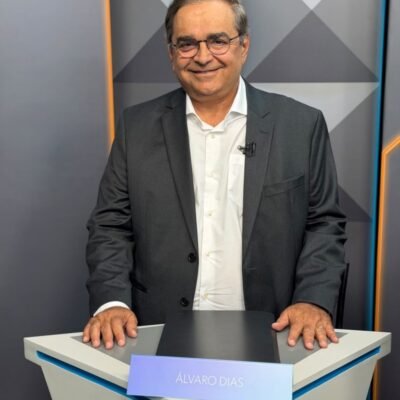 Álvaro Dias apresenta propostas sobre segurança, saúde e gestão em debate da Inter TV