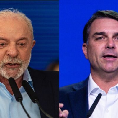 Pesquisa Quaest aponta Flávio Bolsonaro numericamente à frente de Lula no 2º turno