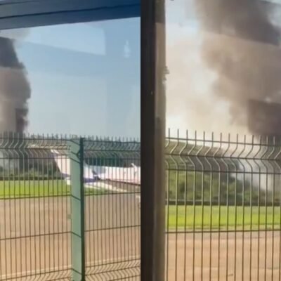 Aeronave da PM de Minas Gerais cai em Santana do Paraíso e deixa três mortos